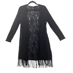 Vintage 90s Cardigan Black‎ Medium